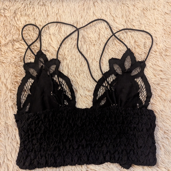 Free People Black Lace Bralette - Picture 2 of 5